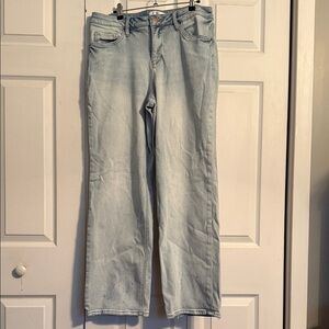 Classic Light Blue Straight Leg Women's Jeans